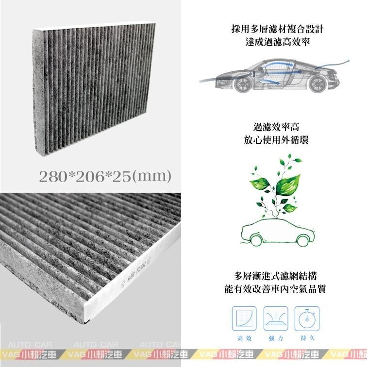 Skoda Superb I (3U)(1H0) 活性碳 空調濾網 冷氣濾網 全新