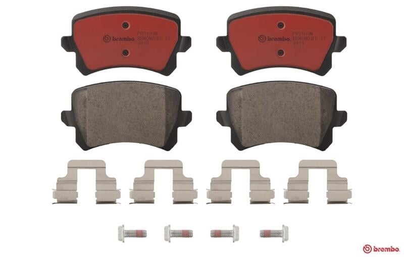 Golf 5 6 Eos Passat Scirocco Jetta 後輪 煞車皮 來令片 Brembo 陶瓷 公司貨