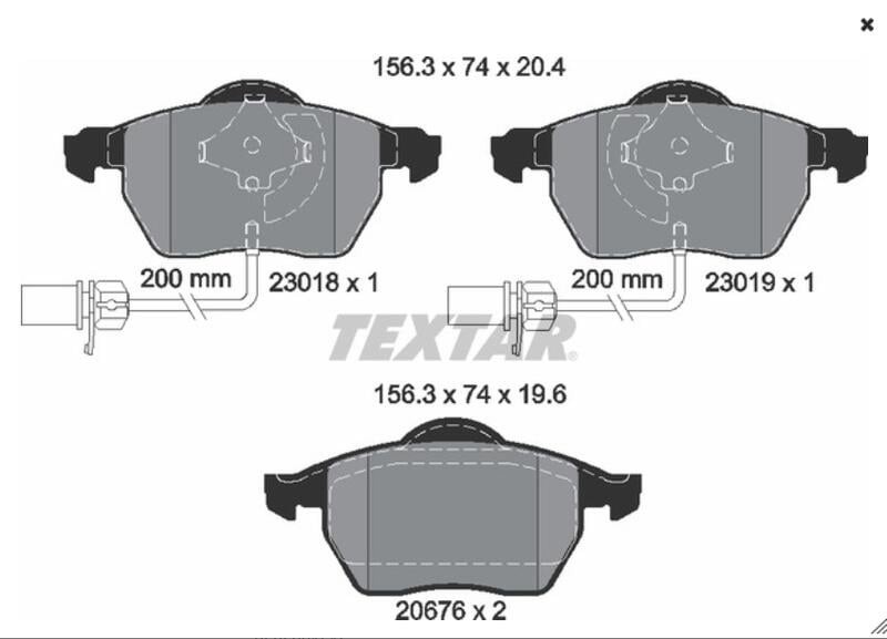 德國Textar Passat B5 B5.5 Superb 前 煞車皮 來令片 全新