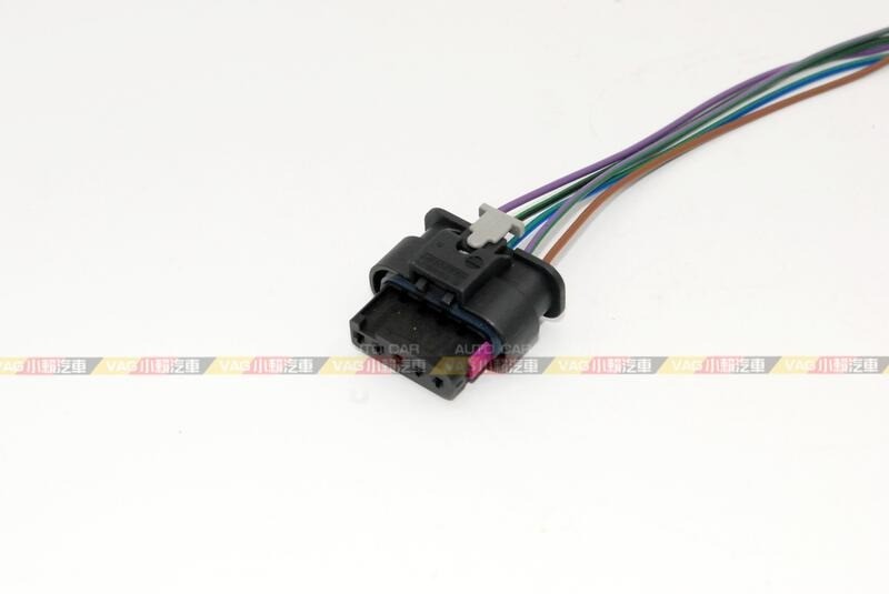 (VAG小賴汽車)VW Audi Skoda 4F0973705 空氣流量計 插頭 全新