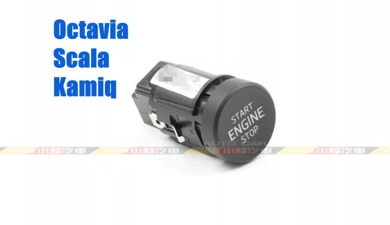 (VAG小賴汽車)Octavia Scala Kamiq 3V0905217A 一鍵啟動 開關 按鈕 全新