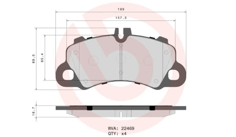 (VAG小賴汽車)Cayenne Macan 前輪 煞車皮 來令片 Brembo 陶瓷 P65043N 全新