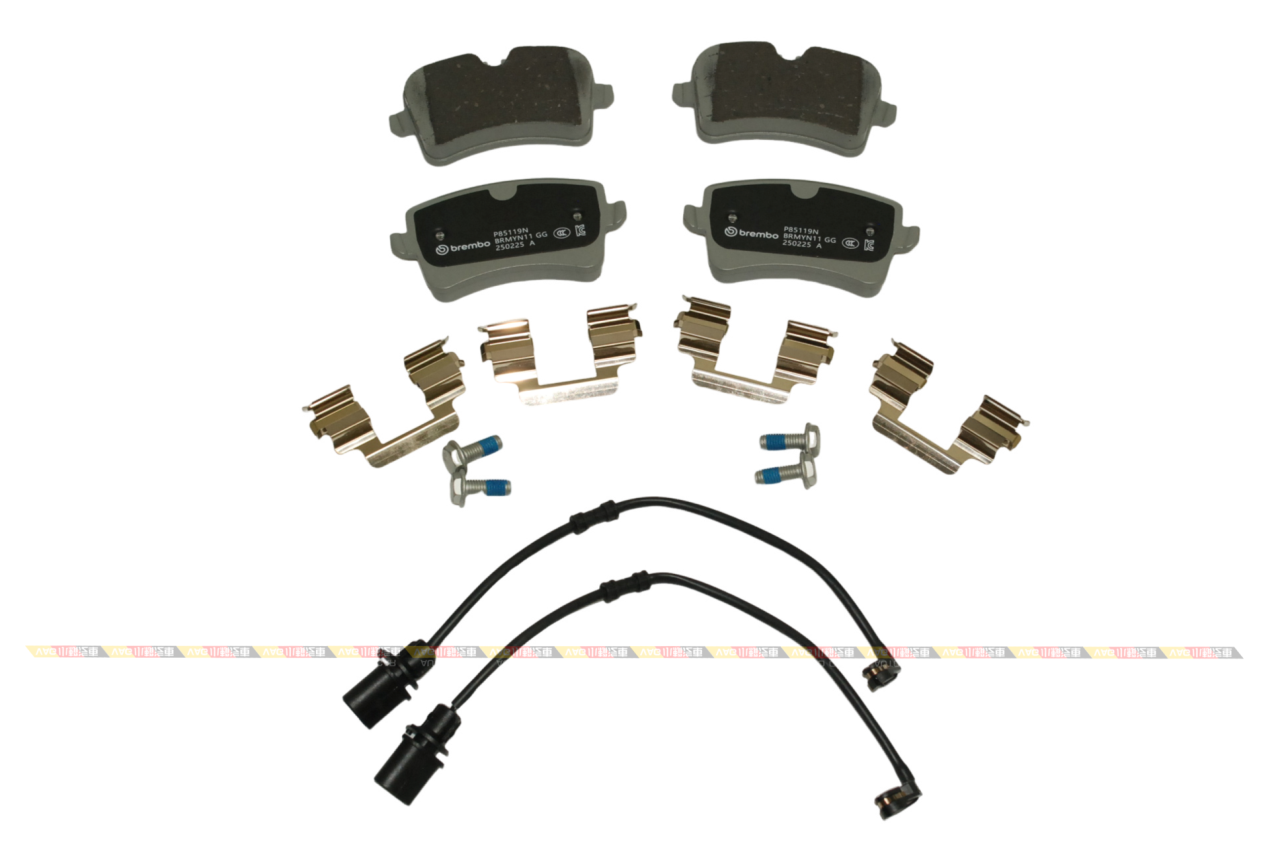 (VAG小賴汽車)A4 A5 A6 A7 後輪 煞車皮 來令片 Brembo 陶瓷 P85119N 全新