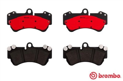 Porsche Cayenne 9PA 凱宴 前輪 煞車皮 來令片 Brembo 陶瓷 公司貨