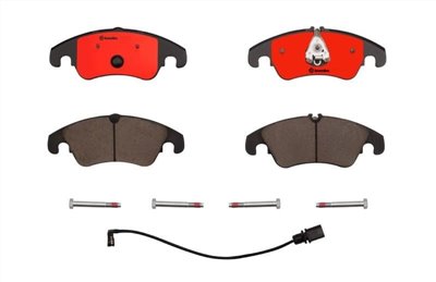 A4 B8 B8.5 A5 前輪 煞車皮 來令片 Brembo 陶瓷 公司貨