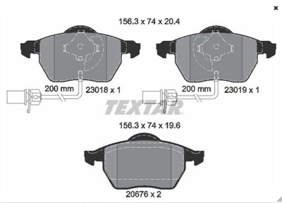 德國Textar A4 B5 B6 B7 A6 C5 C6 前 煞車皮 來令片 全新